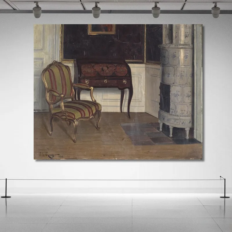 Château De Gripsholm Le Cabinet De La Princesse Nils Kreuger