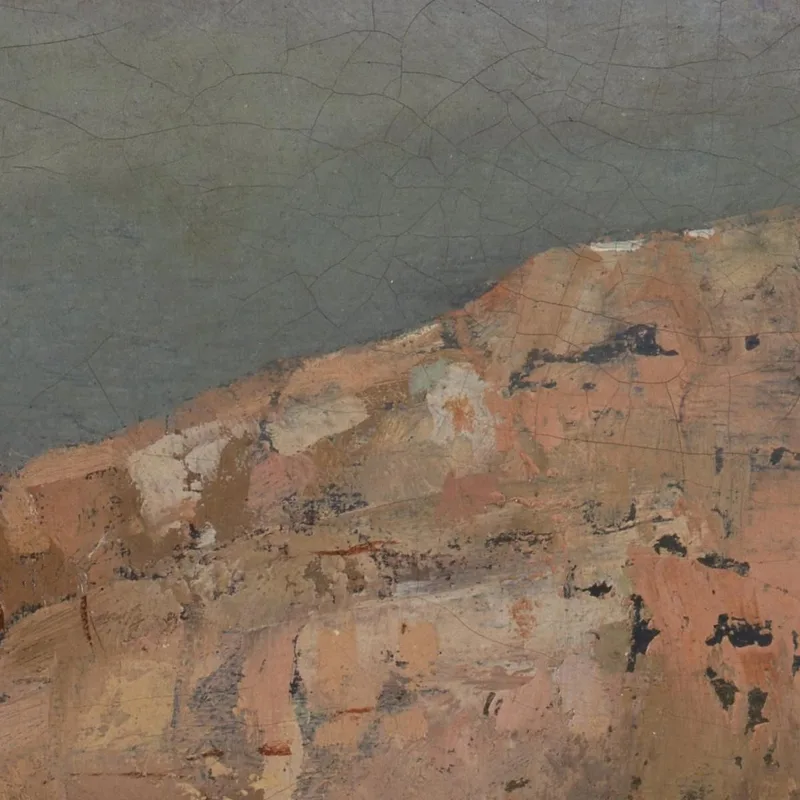 A Rose-Colored Rock Odilon Redon