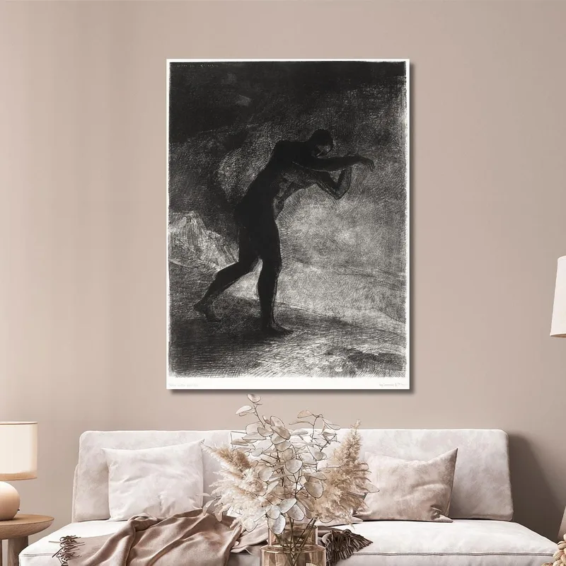Et L'Homme Apparut Interrogeant La Terre D'Où Il Est Sorti Et Qui L'Attire Il Était Fou Odilon Redon