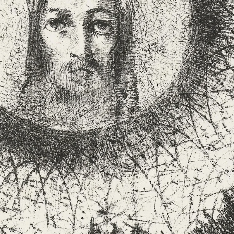 Y El Rostro De Cristo Brilló En El Disco Del Sol Odilon Redon