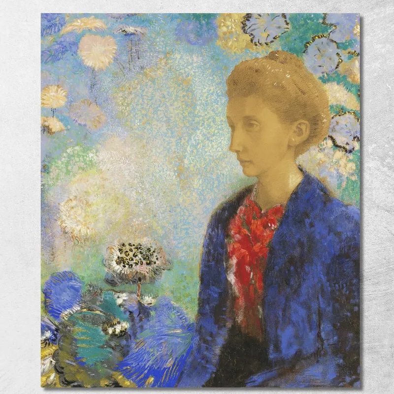 Baroness De Domecy Odilon Redon drucken auf leinwand