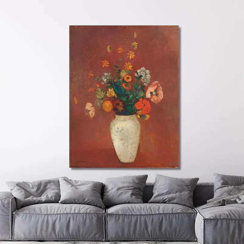 Ramo En Jarrón Chino Odilon Redon