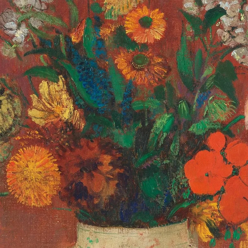 Ramo En Jarrón Chino Odilon Redon