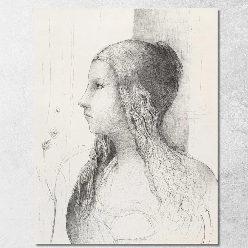 Brünnhilde Odilon Redon drucken auf leinwand