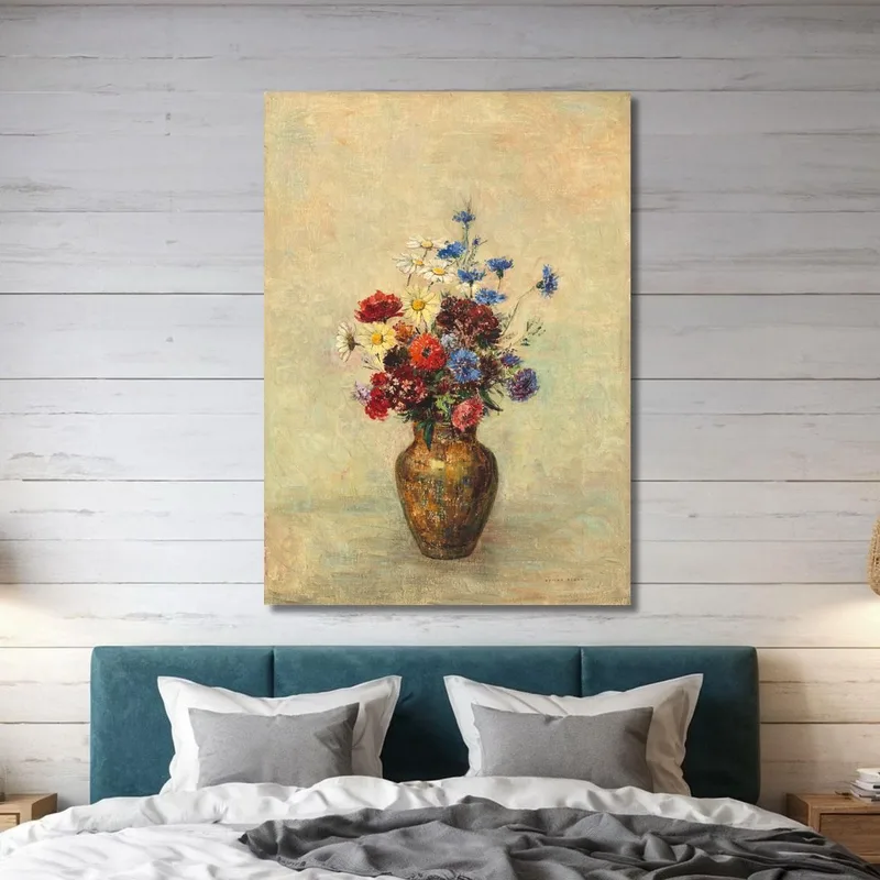 Flores En Un Jarrón Odilon Redon