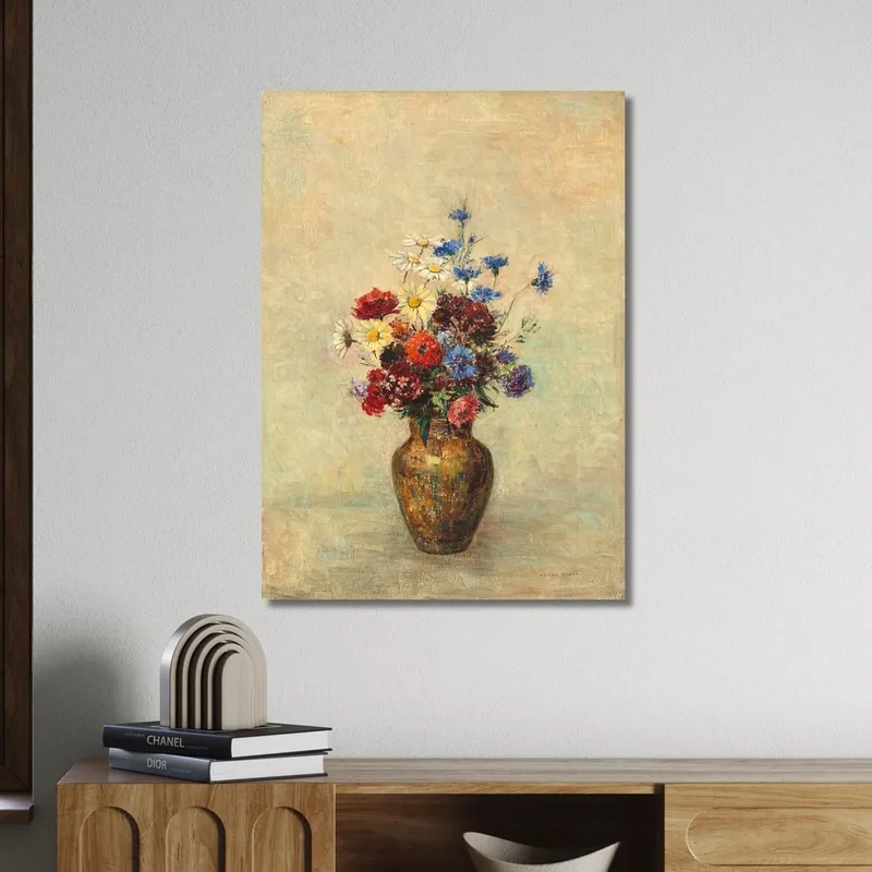 Flores En Un Jarrón Odilon Redon