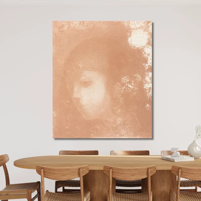 Tête D'Enfant Avec Des Fleurs Odilon Redon