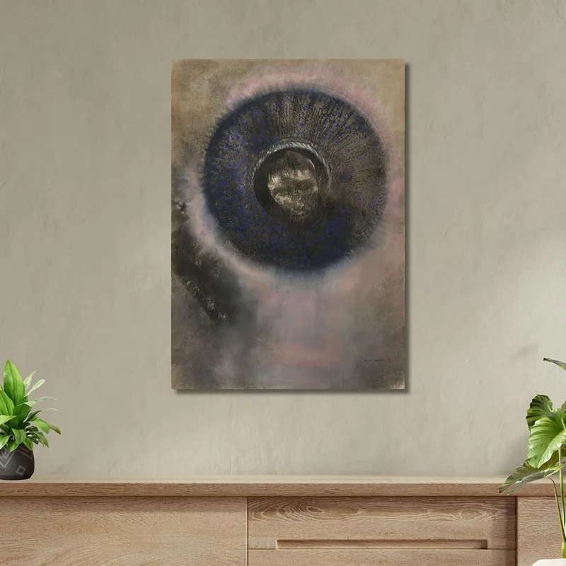 Testa Dentro Un'Aureola Odilon Redon