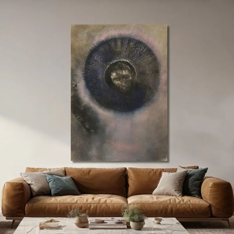 Testa Dentro Un'Aureola Odilon Redon
