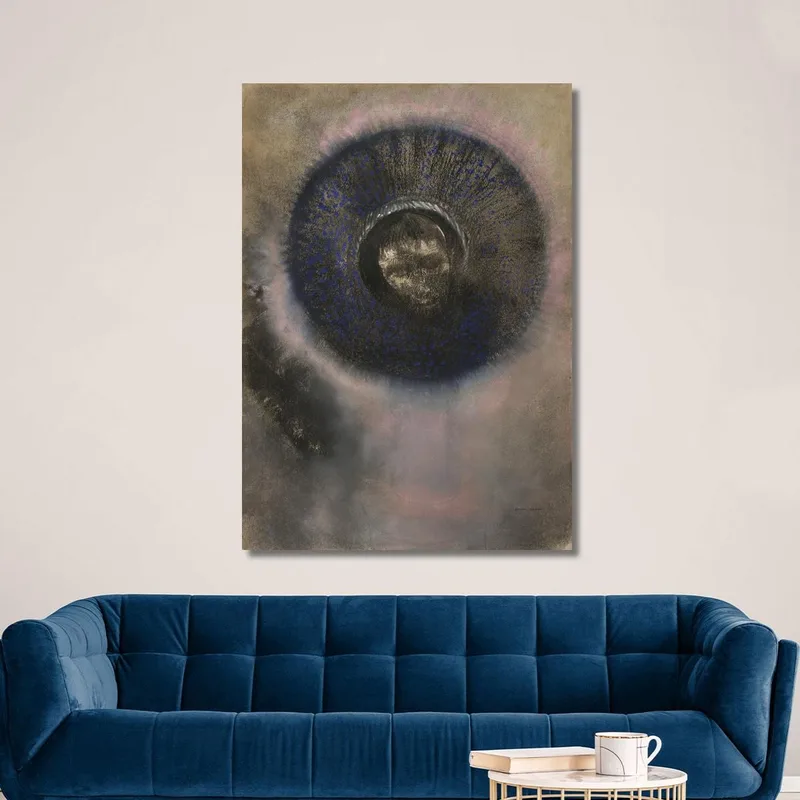 Testa Dentro Un'Aureola Odilon Redon