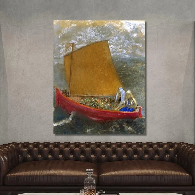 La Voile Jaune Odilon Redon