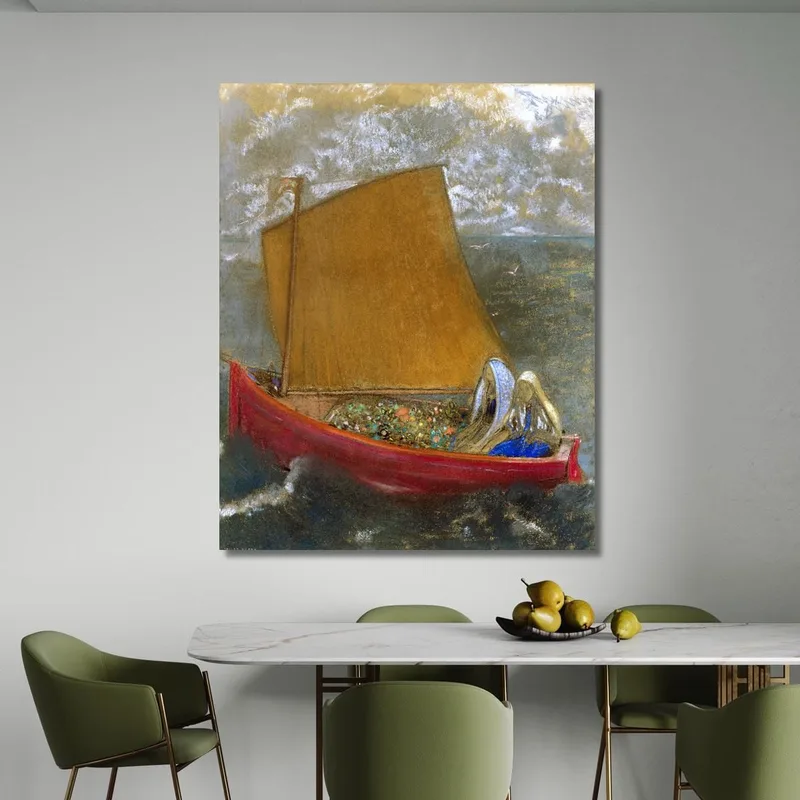 La Voile Jaune Odilon Redon
