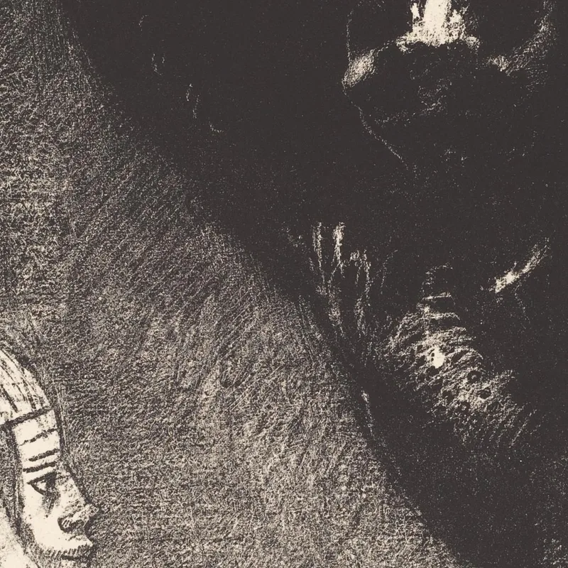 Le Sphynxmon Regard Que Rien Ne Peut Devier Demeure Tendu A Travers Les Choses Odilon Redon