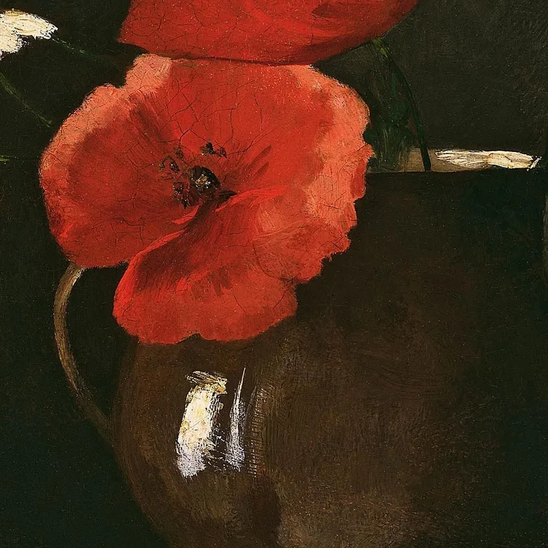 Coquelicots Et Marguerites Odilon Redon