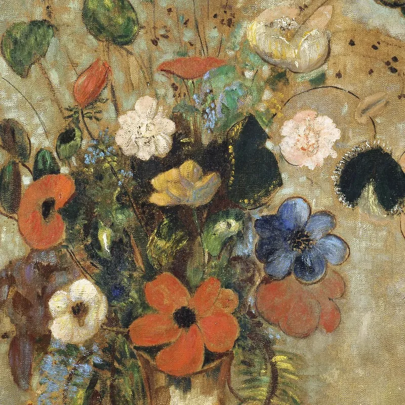 Natura Morta Con Fiori Odilon Redon