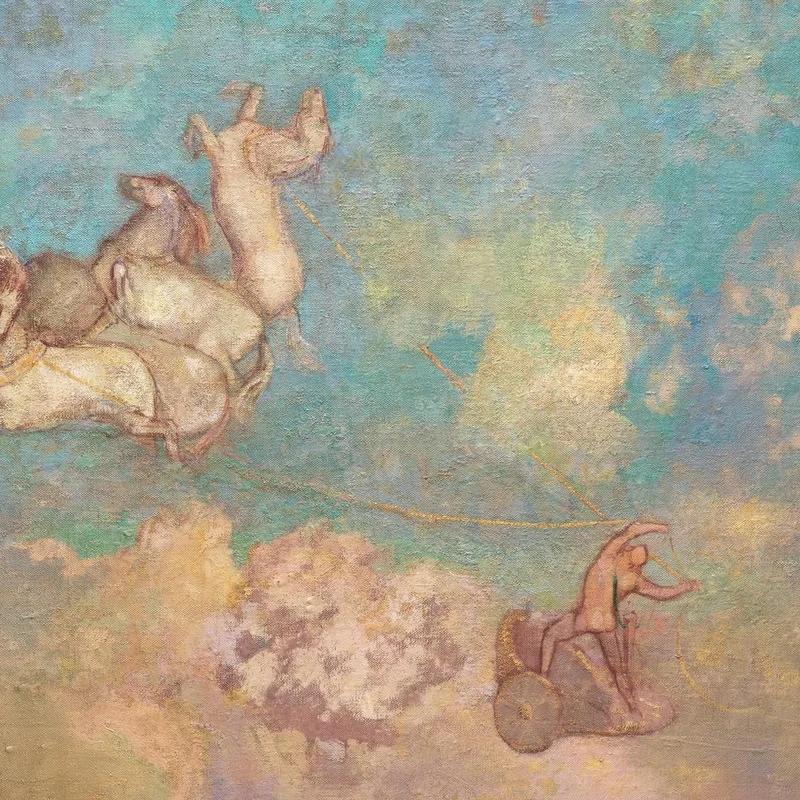El Carro De Apolo Odilon Redon