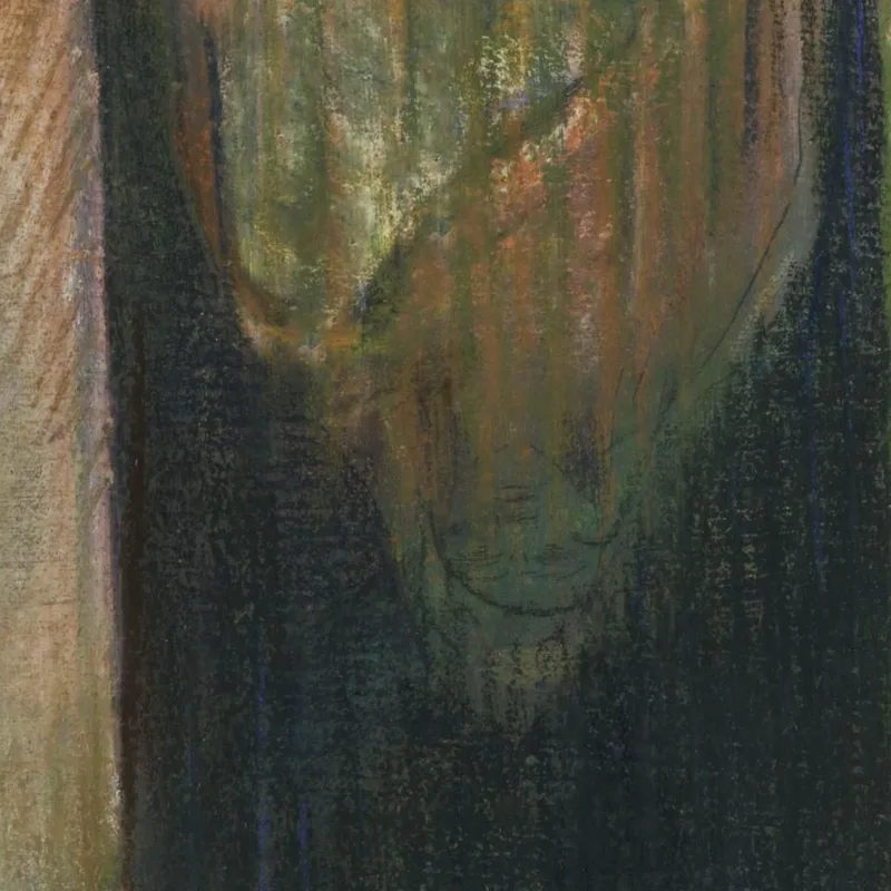 The Head Of John The Baptist On A Pillar By Odilon Redon Odilon Redon