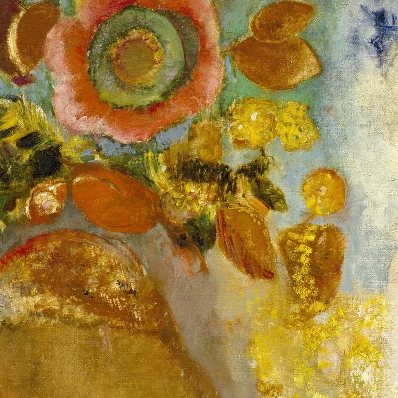 Deux Jeunes Filles Parmi Les Fleurs Odilon Redon