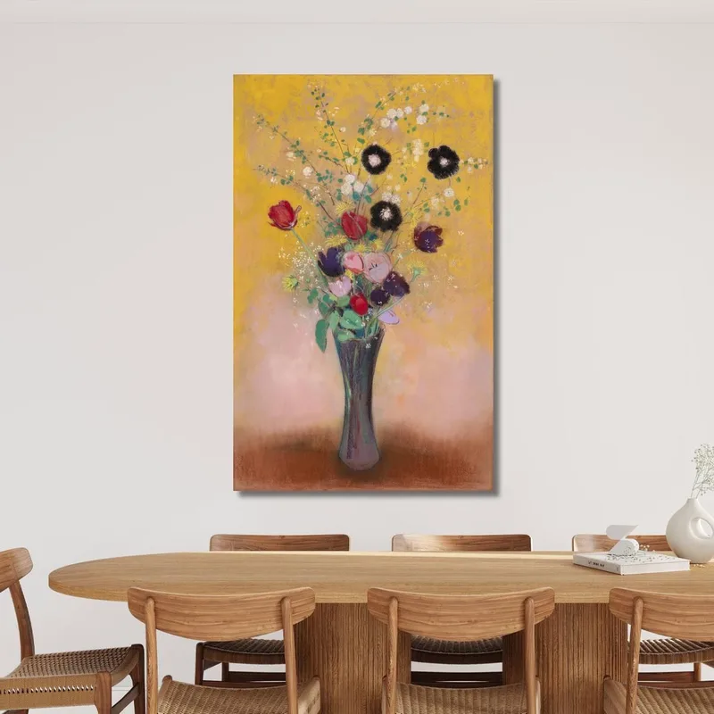 Jarrón De Flores Odilon Redon