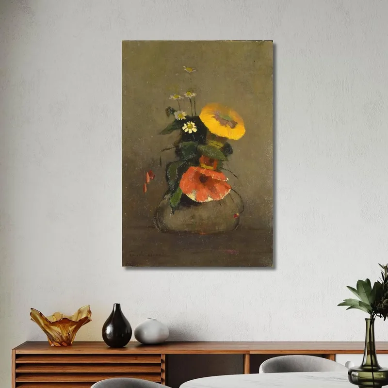 Vase De Fleurs 3 Odilon Redon