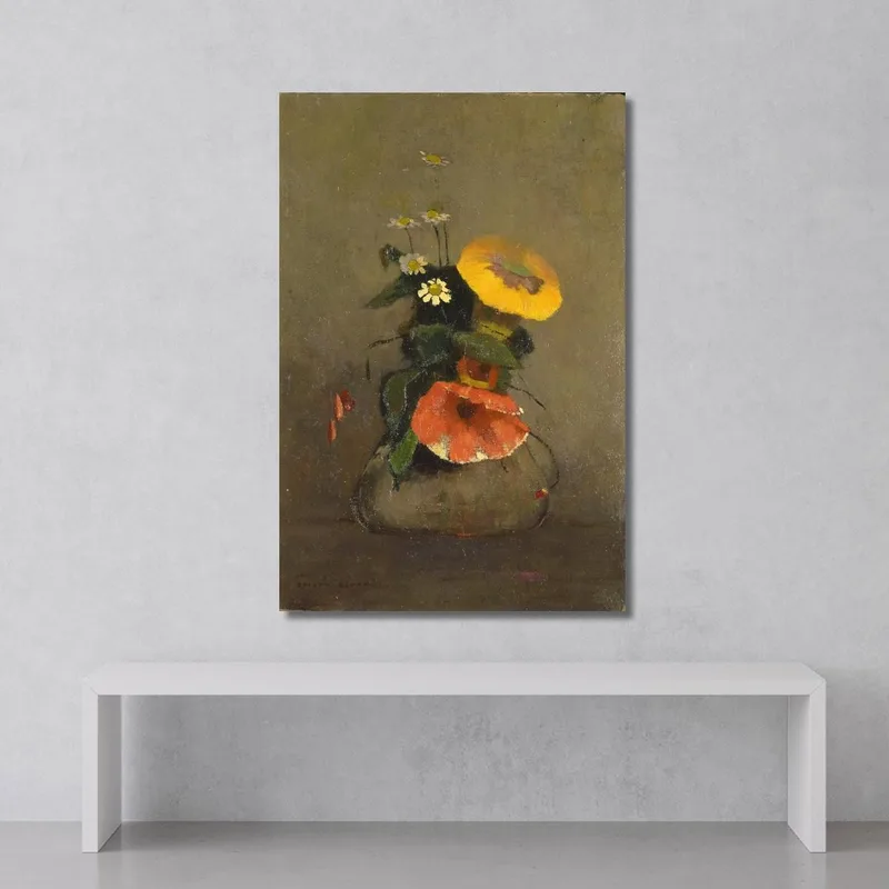 Vase De Fleurs 3 Odilon Redon