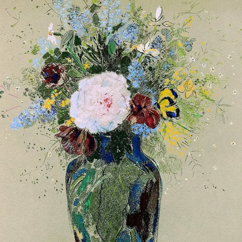 Vase Of Flowers 4 Odilon Redon