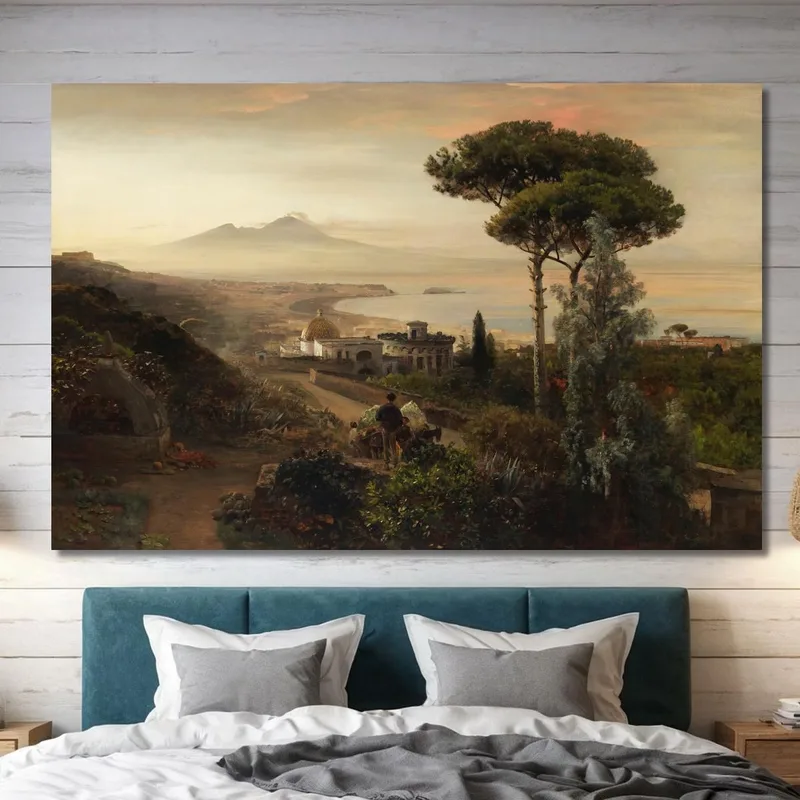 Vista Del Vesubio Oswald Achenbach