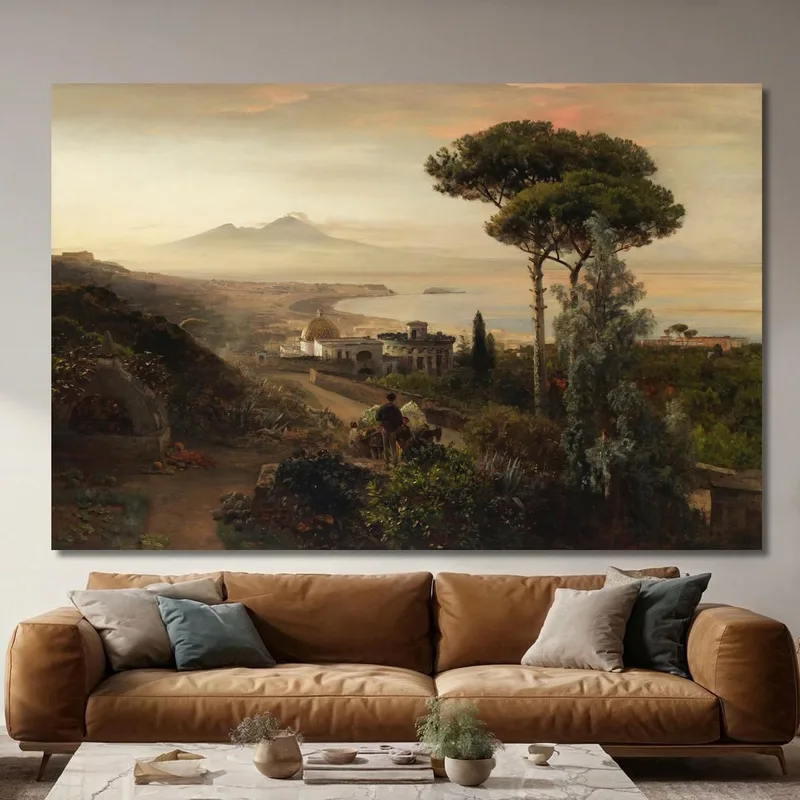 Vista Del Vesubio Oswald Achenbach