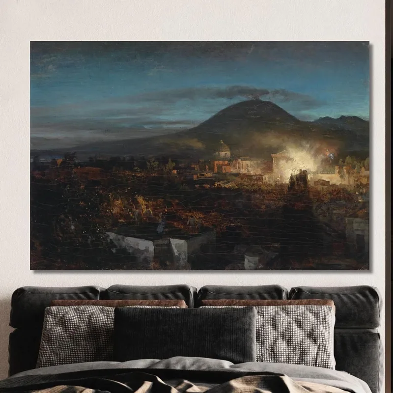 Feuerwerk In Torre Dell'Annunziata Oswald Achenbach