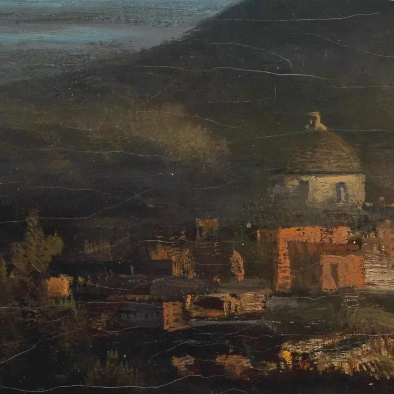 Feuerwerk In Torre Dell'Annunziata Oswald Achenbach
