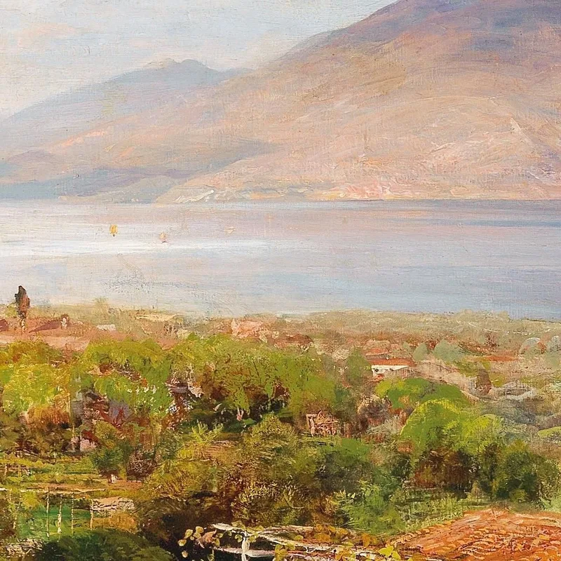 Osteria Bei Neapel Oswald Achenbach