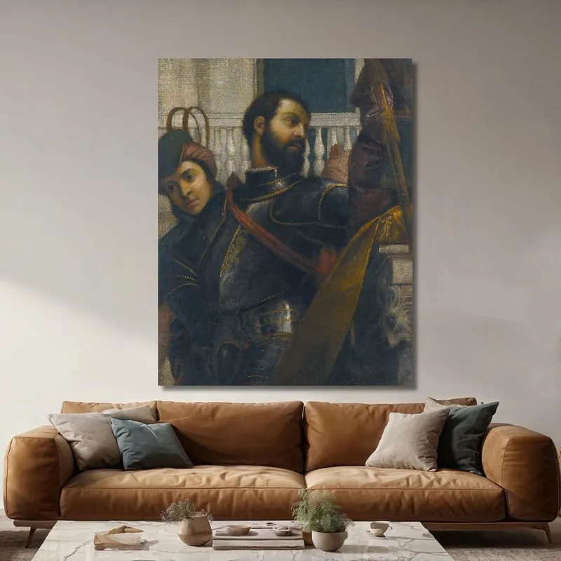 Un Chevalier Et Son Page Paolo Veronese