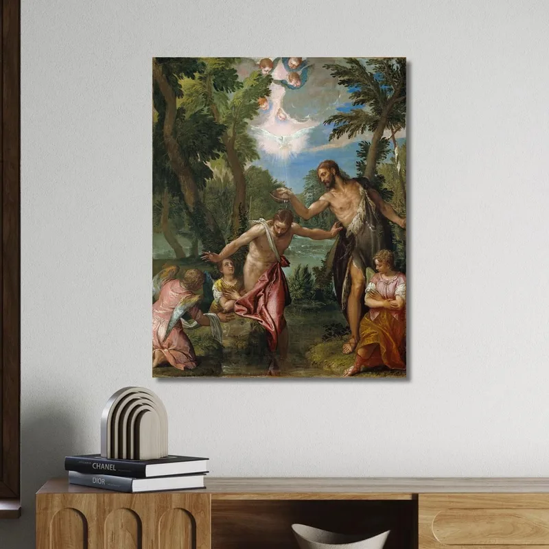 Le Baptême Du Christ Paolo Veronese