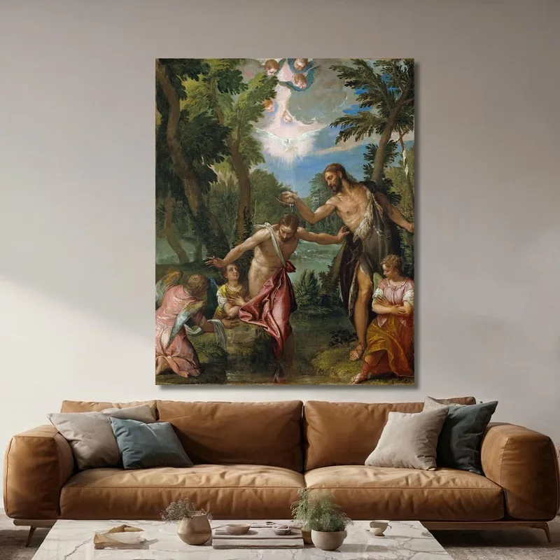 Le Baptême Du Christ Paolo Veronese