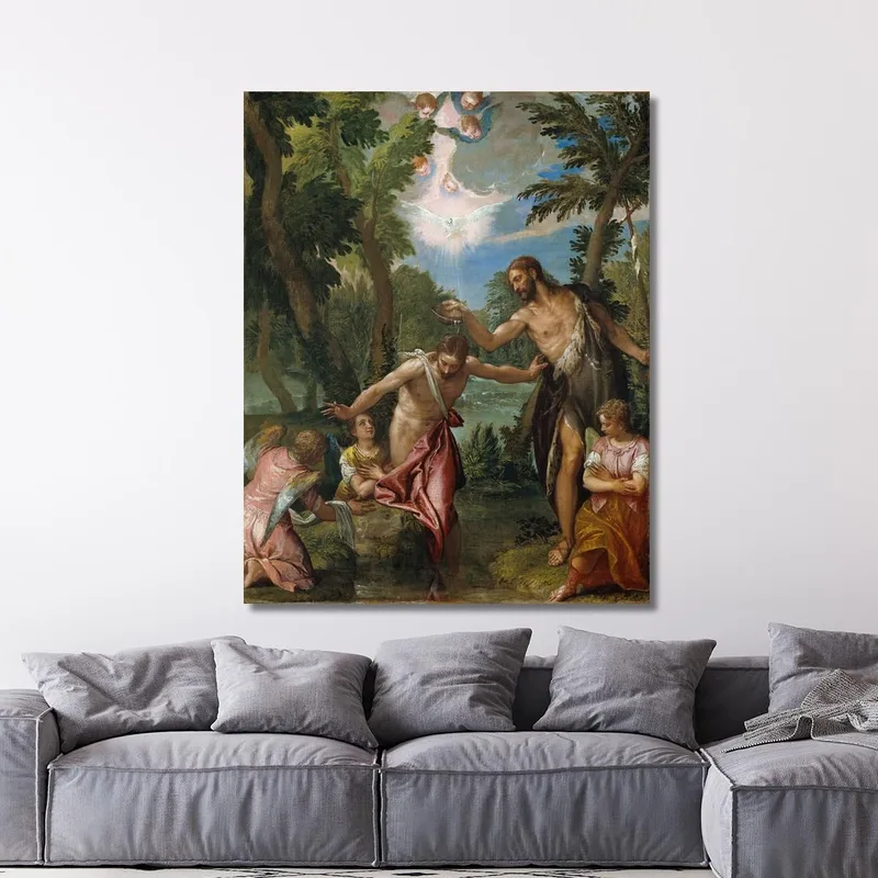 Le Baptême Du Christ Paolo Veronese