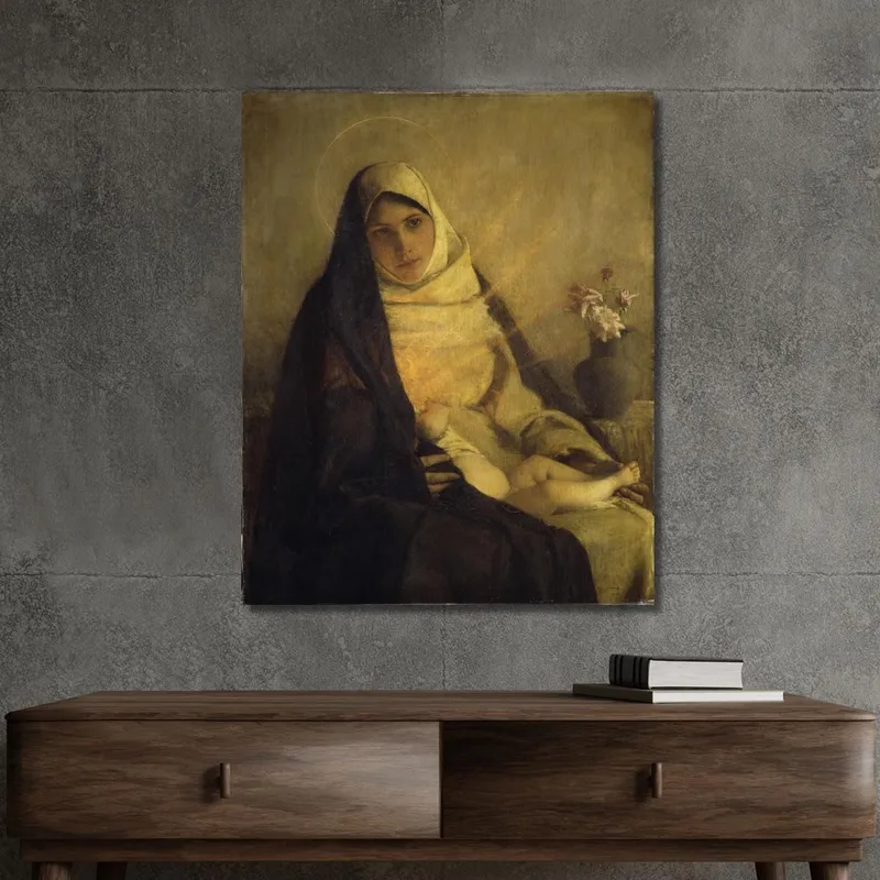 Madonna Mit Der Rose Pascal Dagnan Bouveret