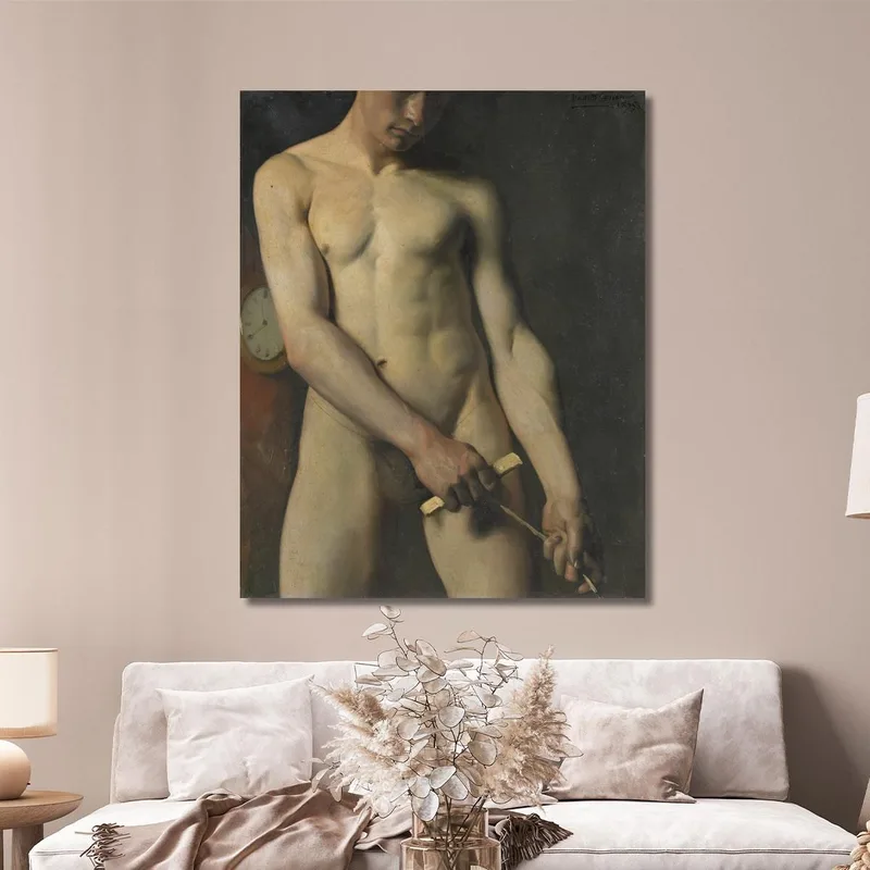 Estudio Desnudo De Un Hombre Pascal Dagnan Bouveret