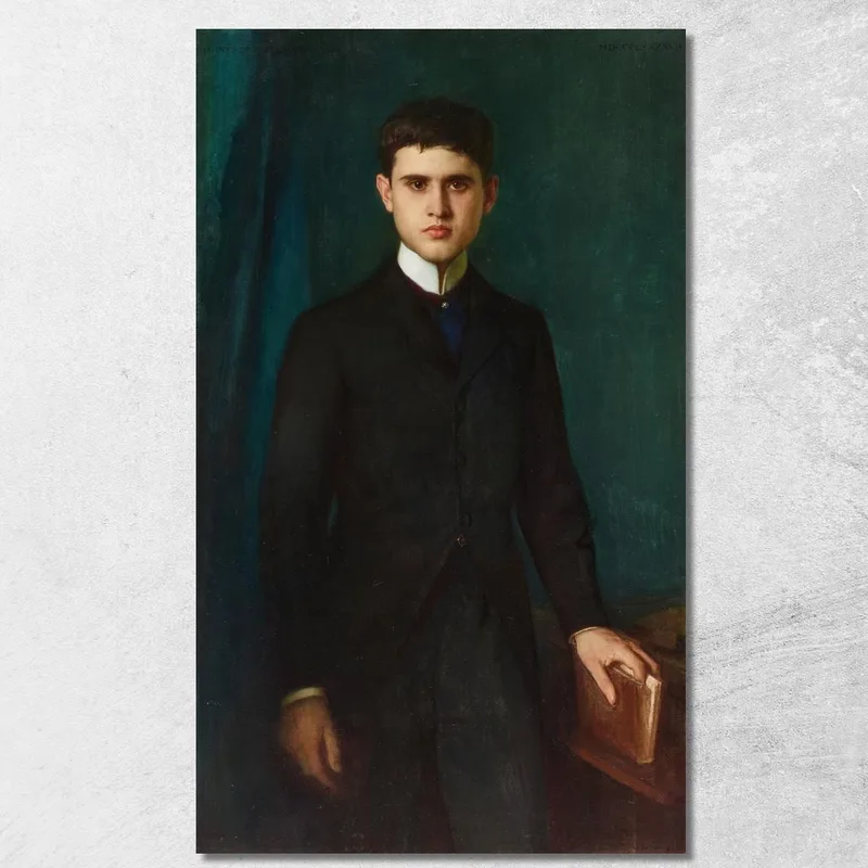 Ritratto Di Joannes De Stuers A 20 Anni Pascal Dagnan Bouveret quadro stampa su tela