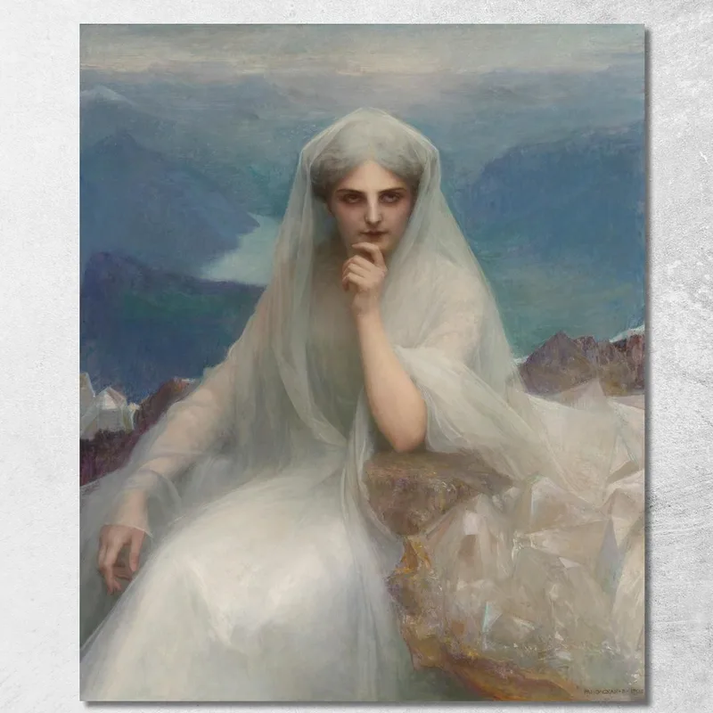 Sul Vertice Pascal Dagnan Bouveret quadro stampa su tela