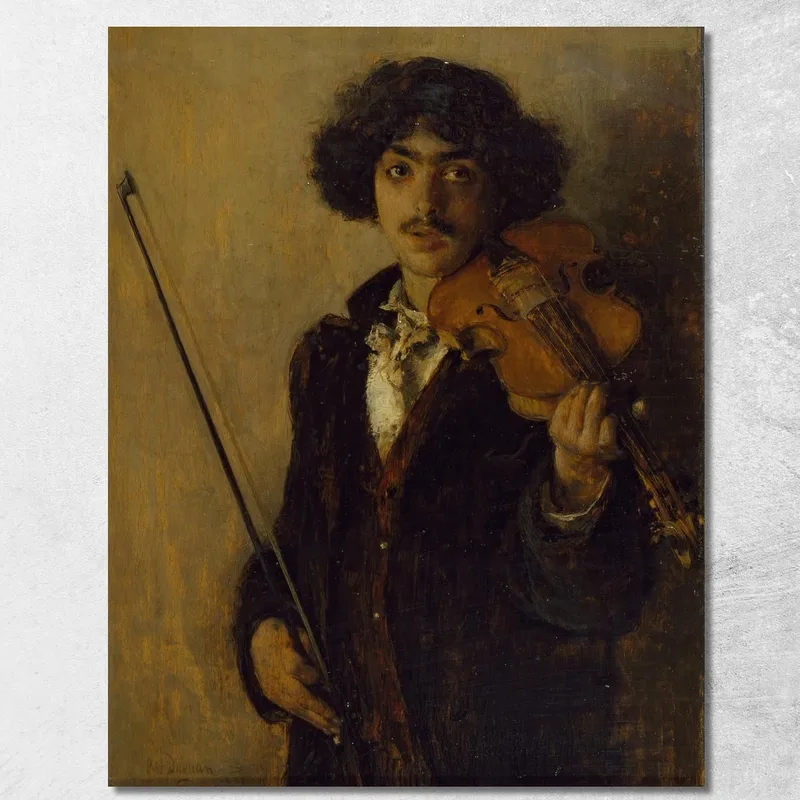 Il Musicista Pascal Dagnan Bouveret quadro stampa su tela