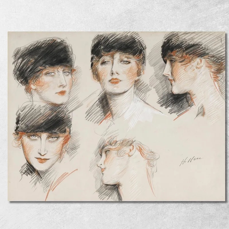 Gladys Deacon, Herzogin Von Marlborough Paul César Helleu drucken auf leinwand