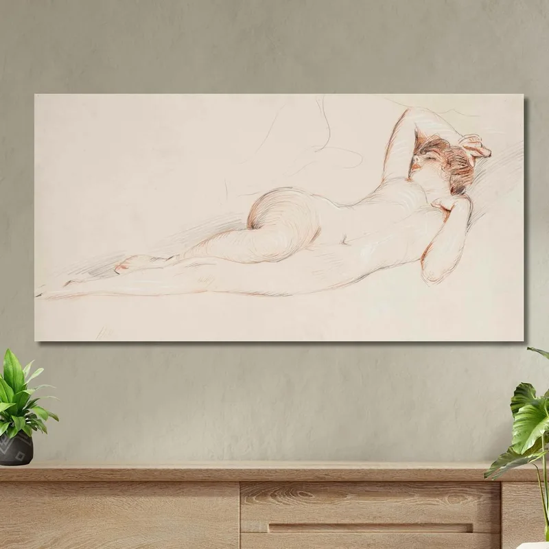 Sleeping Nude Paul César Helleu