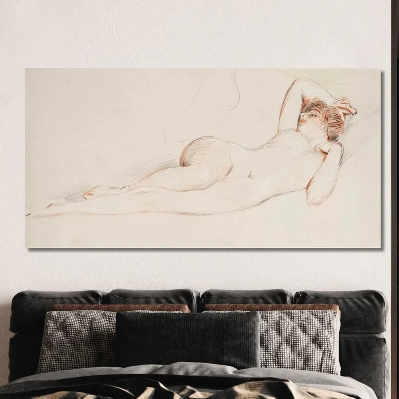 Sleeping Nude Paul César Helleu