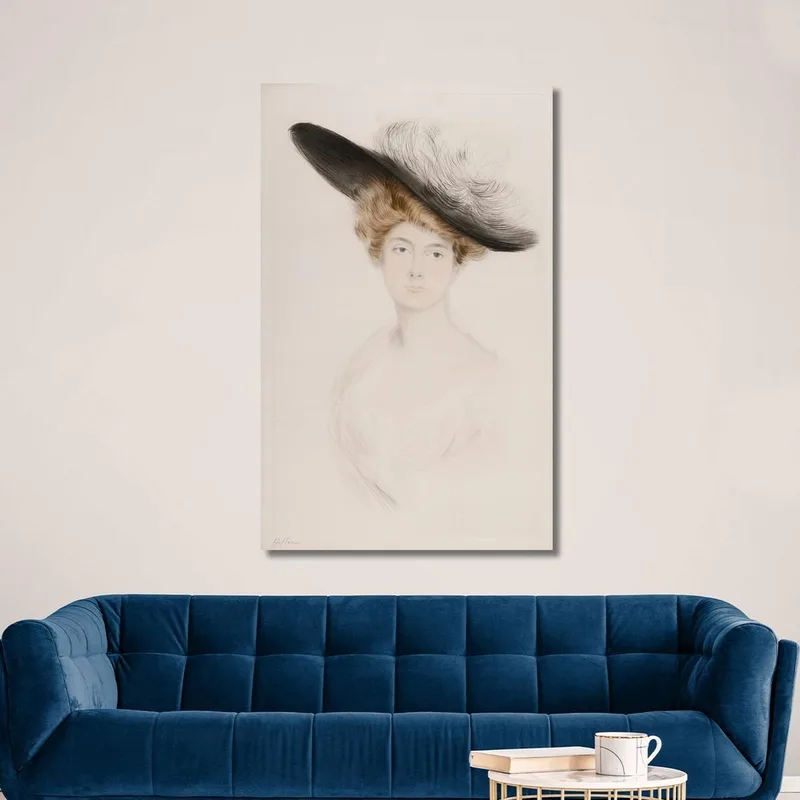 Ritratto Di Donna Con Cappello 2 Paul César Helleu