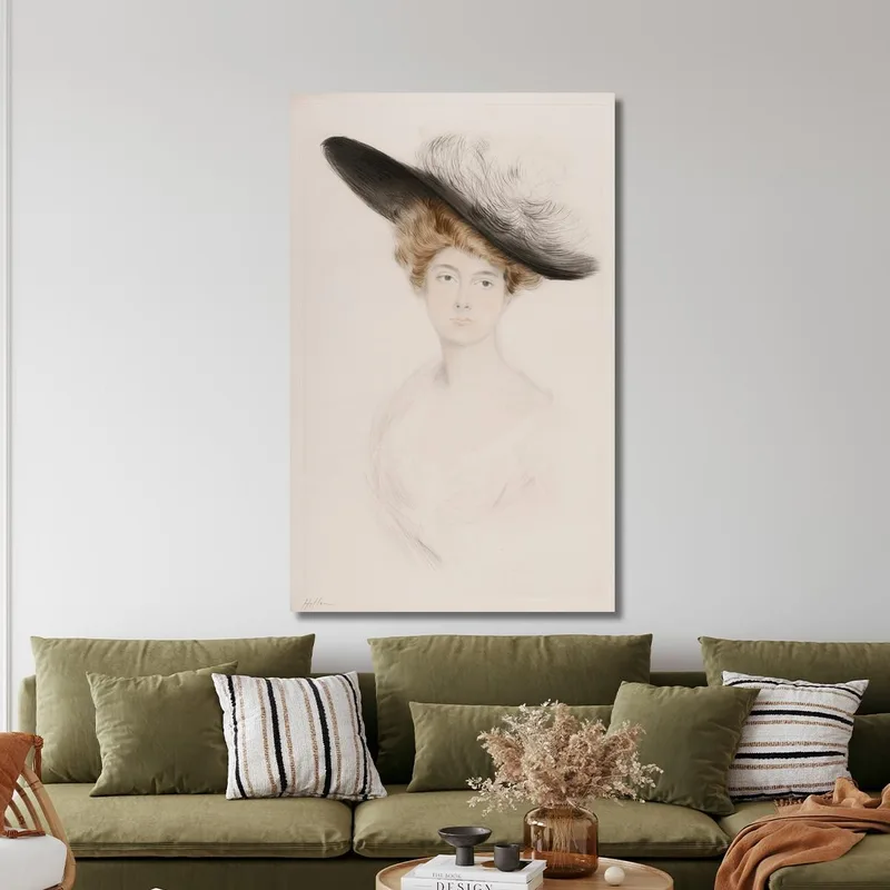 Ritratto Di Donna Con Cappello 2 Paul César Helleu