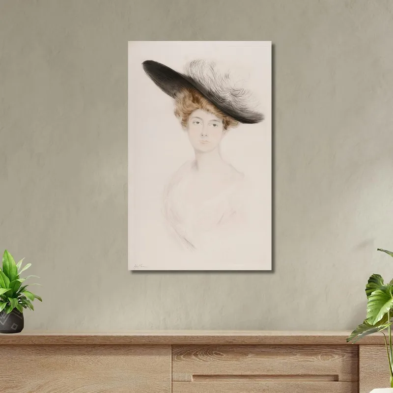 Ritratto Di Donna Con Cappello 2 Paul César Helleu