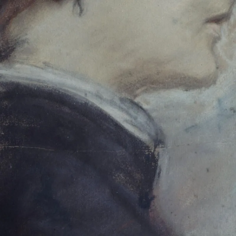Portrait Of A Woman In Profile Paul César Helleu
