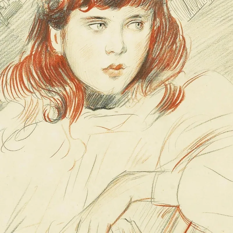 Porträt Von Ellen Paul César Helleu