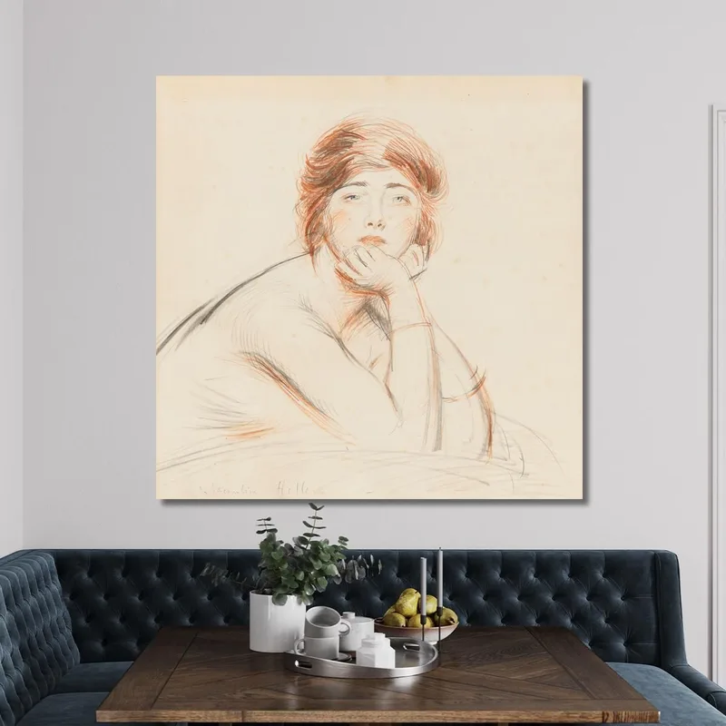 Portrait Von Jacqueline Paul César Helleu