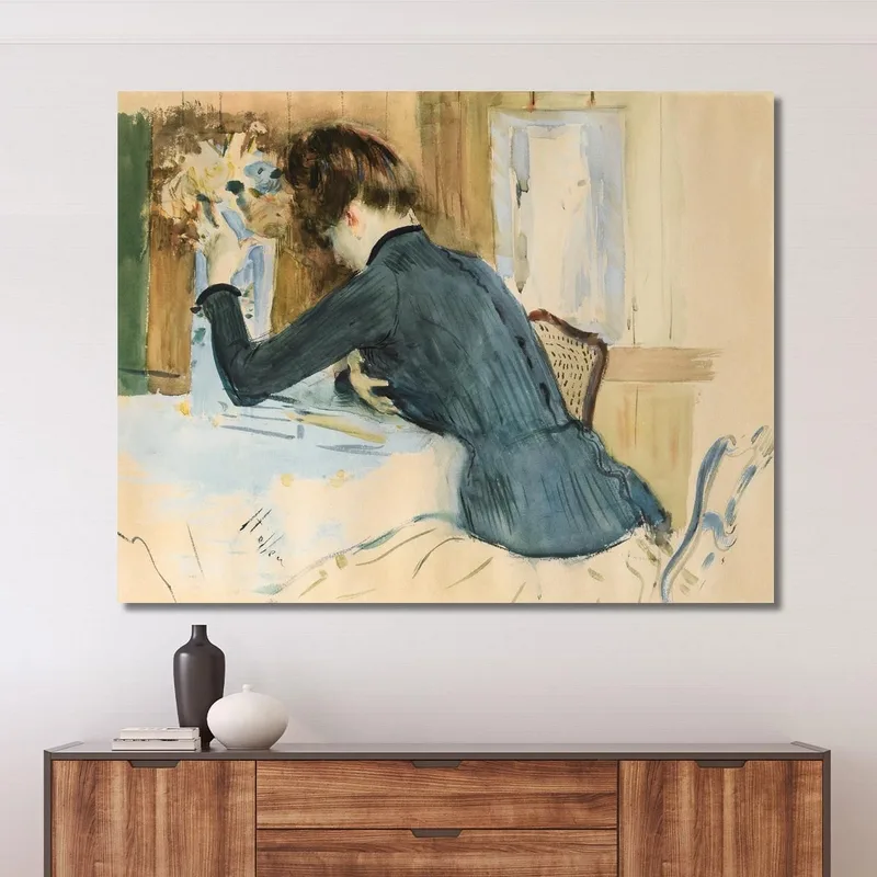 Retrato De Perfil De Una Joven Dama Paul César Helleu